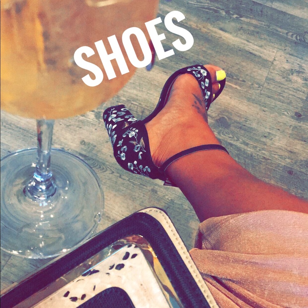 Shoes below